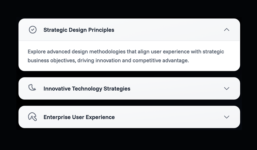 Fancy Accordion Component